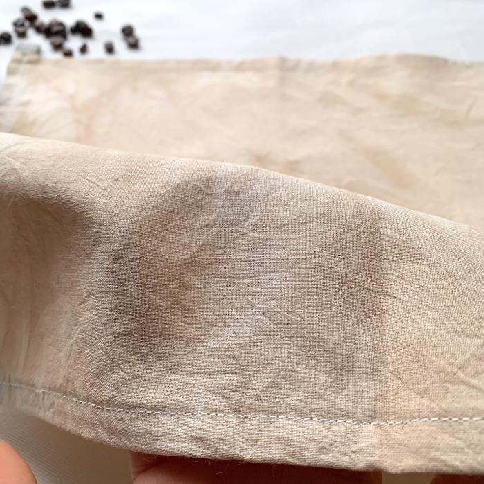 YURIKA - COFFEE GROUND DYED HANDKERCHIEF